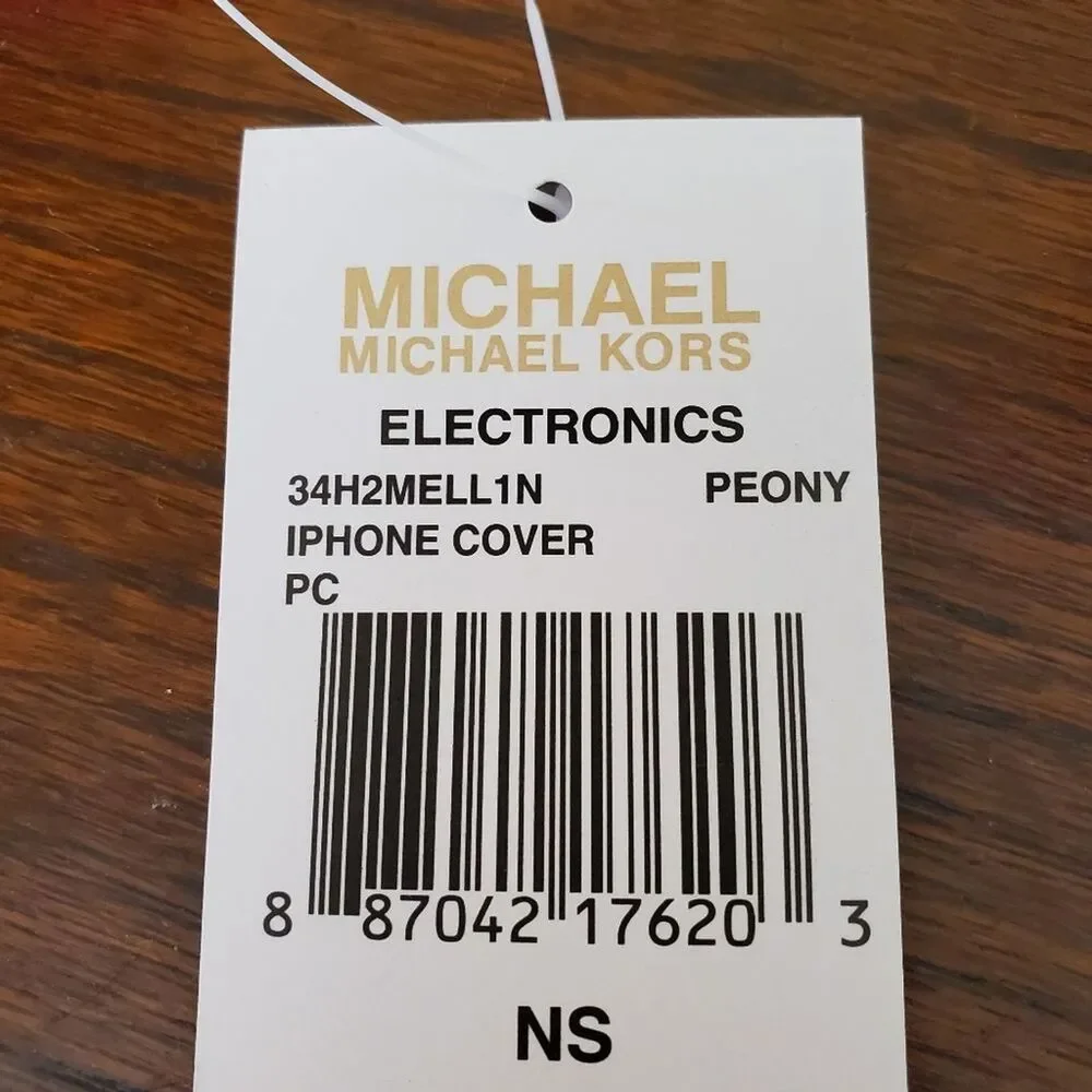 Michael Kors Metal PEONY iPhone Case Cover Fits iPhone NS